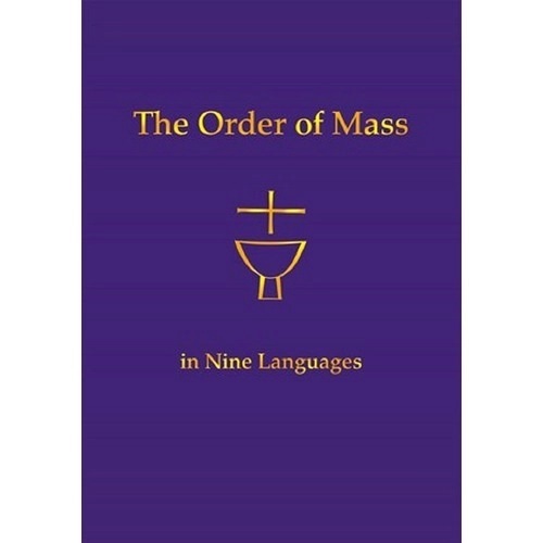 USA Catholic 　CC1009609　英語　T9つの言語でのミサの順序 he Order of Mass in Nine Languages