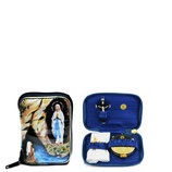 司祭または聖体奉仕者向け販売　Natale Salvadi　イタリア　NA157-2　PXY　ピクシス　聖体ケースセット ソフトケース　ルルドご出現の聖母