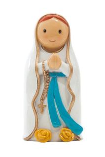 アメリカ　香港製　レジン　LDW　155251YX Lady of Lourdes statue ルルドの聖母　８センチ