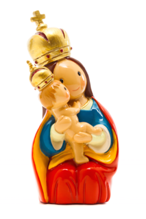 アメリカ　香港製　レジン　LDW　175124YX　Marija Pomagaj statue　扶助者マリア（マリアヘルプポマジ）