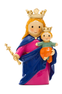 アメリカ　香港製　レジン　LDW　195071YX　Mary Help of Christians　扶助者マリア　キリスト者の助け