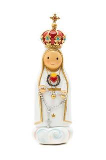 アメリカ　香港製　レジン　LDW　175486YX　Immaculate Heart of Fatima statue　ファチマの汚れなき心