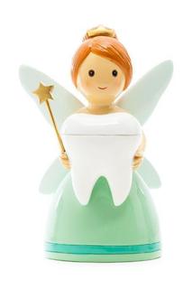 アメリカ　香港製　レジン　LDW　185446YX-1　 Tooth fairy light mint color statue　歯の妖精　ミント