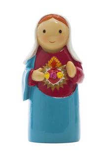 アメリカ　香港製　レジン　LDW　155258YX　Immaculate Heart statue　汚れなきマリアの心