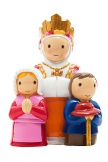 アメリカ　香港製　レジン　LDW　155613YX　Lady of La Salette Apparition statue　ラサレットの聖母