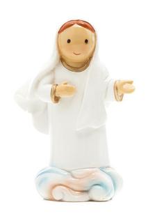 アメリカ　香港製　レジン　LDW　160018YX　Lady of Medjugorje statue　　メジュゴリエの聖母