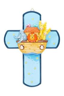 アメリカ　香港製　レジン　LDW　 175259Y    Noah's ark cross　　ノアの箱船　クロス