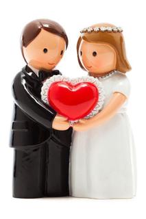 アメリカ　香港製　レジン　LDW結婚記念日の像  結婚  185254YX-1