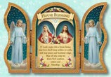 FRATELLI BONELLA　イタリア　三面卓上板絵　 FB1572-225  家の祝福  19 x 13.5cm