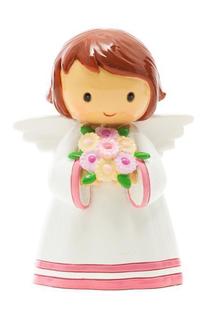 アメリカ　香港製　レジン　LDW 185315YX　October Guardian Angel statue　１０月の守護天使　花