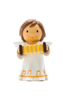 アメリカ　香港製　レジン　LDW 185284YX　November Guardian Angel statue　１１月の守護天使　オルガン　ハープシコード