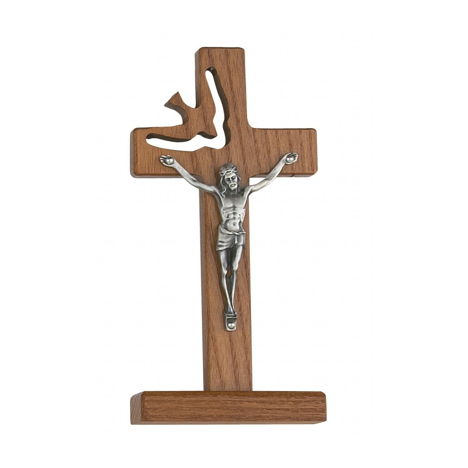 USA Catholic 　CC2066069　聖霊の木製の十字架-６インチ（１５センチ）