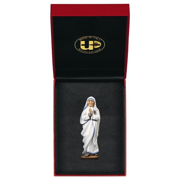 ULPE WOOD ART　イタリア　木彫 コルカタの聖テレサ　マザーテレサ　８センチ   ST. MOTHER THERESA OF CALCUTTA + CASE UP234500E8