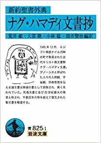 文庫ソフトカバー　岩波文庫　新約聖書外伝　ナグ・ハマディ文書抄　  ISBN978-4-00-338251-6