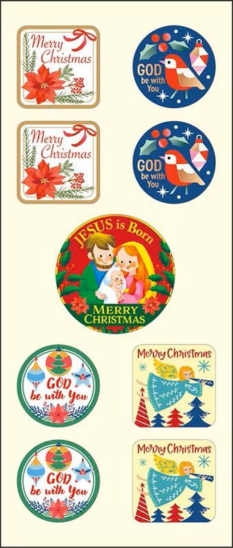 いのちのことば社　クリスマスシール　５柄付き　FPR26XL