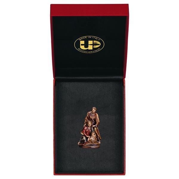 ULPE WOOD ART　イタリア　木彫   バロックの聖家族　4.5センチ　ケース付き　NATIVITY BAROQUE + CASE　UP680000E45