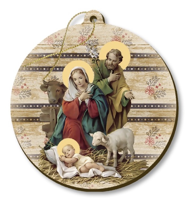 イタリア　 FBNATALE741-11  ニュートラルトーンのビンテージクリスマスデコレーション