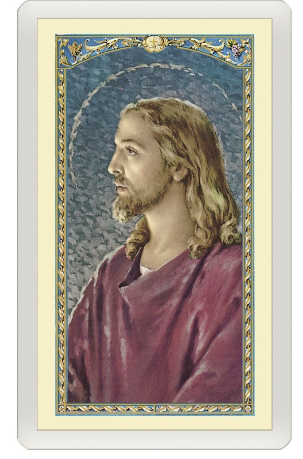 FRATELLI BONELLA　FB801-069　 イタリア　パウチラミネート　ご絵　イエス　泣かないでください 　7 x 11.5 Cm　裏面イタリア語祈り