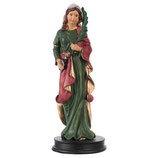 イタリア　レジン像　HAST008225　ご像　樹脂　聖アポロニア　13 cm　 resitn  statue 13 cm