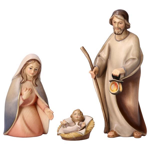 ULPE WOOD ART　イタリア　木製　ネイティビティ　４ピースセット　１０センチ　CO HOLY FAMILY CARING 4 PIECES　UP900000S10