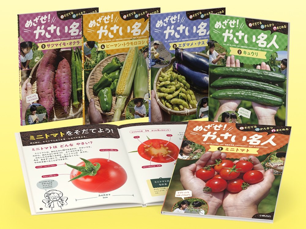 小峰書店　セット　めざせ！やさい名人　全５巻セット　ISBN978-4-33837000-4