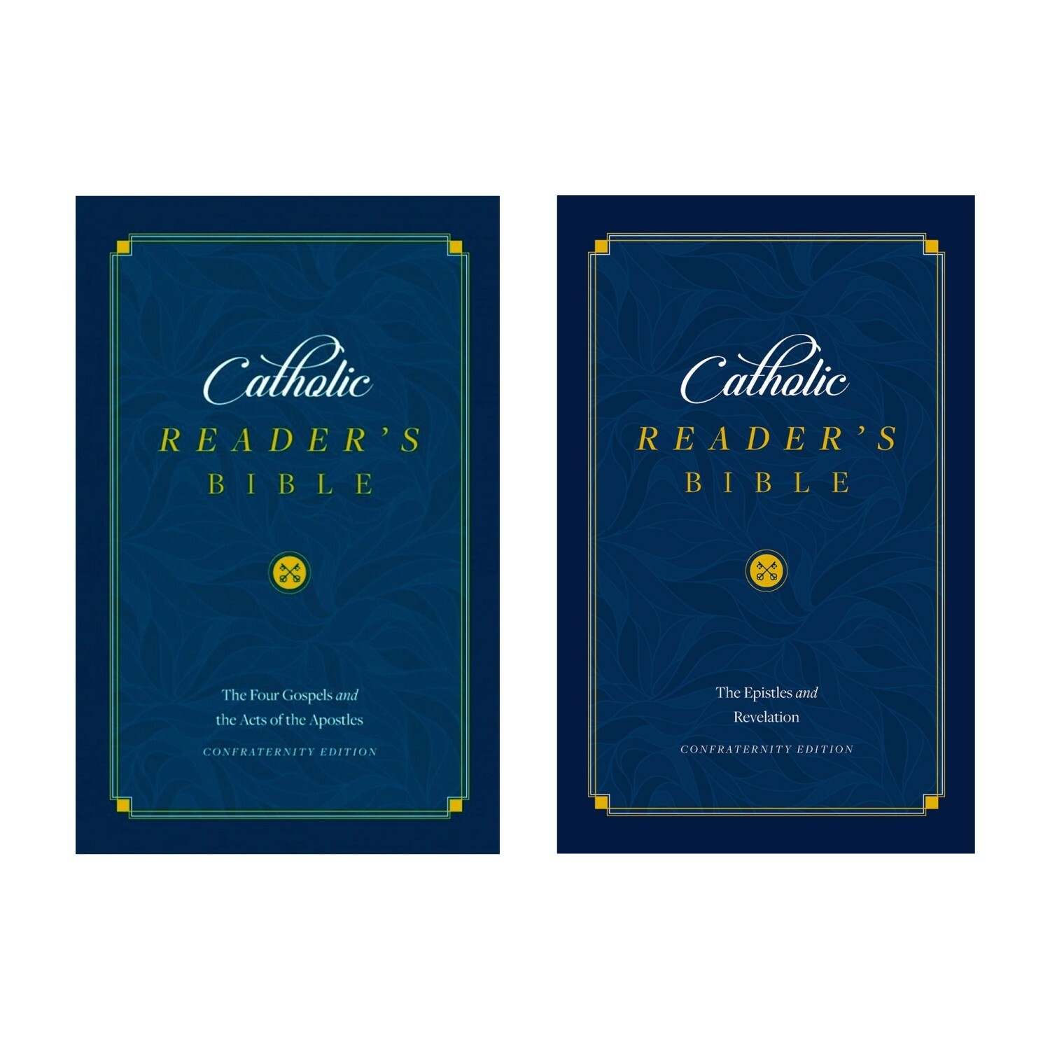 USA Catholic 　CC9990883 　英語　カトリック読書型　聖書-福音書と行為、書簡と啓示（2冊の本セット）The Catholic Reader's Bible - Gospels & Acts, Epistles & Revelation (2 Book Set)