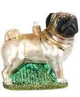 ポーランドガラス細工　　IMPULS　A1460   Pug　おれパグだぜ