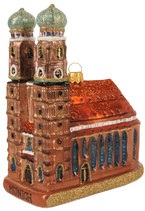 ポーランドガラス細工　　IMPULS　   A2067.17　Munich Frauenkirche Cathedral ミュンヘン大聖堂