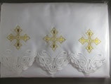 EU　HLAC07  教会祭壇布  アルタークロス  挙式　祝祭用  Altarcloth Gold Closs　１３５×３２０センチ