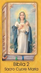 イタリア　紙カード金箔押　聖書型　紙裏白　ご絵　CRBibLia2 　みこころの聖母　１２．５×７．５センチ　高級紙裏白