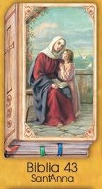 イタリア　紙カード金箔押　聖書型　紙裏白　ご絵　CRBibLia43　聖アン　１２．５×７．５センチ　高級紙裏白
