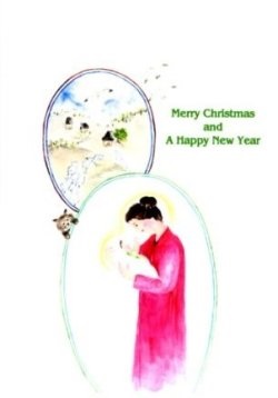 東京カルメル会　グリーティングカード　CA006　良いクリスマスと新年を　クリスマスカード１枚　封筒１枚　