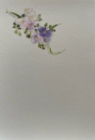 東京カルメル会　ポストカード　CA076　季節の花　つゆくさ　ハガキ　１枚