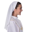 イタリア　DESTA　初聖体　侍者　典礼用白衣　女の子用 ヴェール