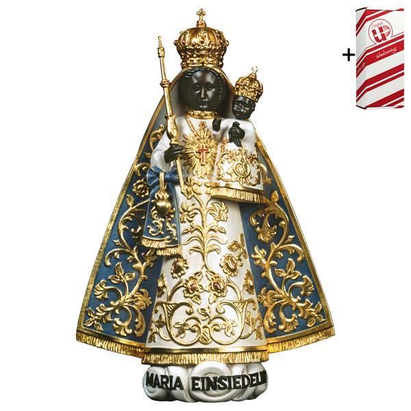 ULPE WOOD ART　イタリア　木彫　アインジーデルンの聖母子　１２センチ ブルー　OUR LADY OF EINSIEDELN + GIFT BOX　UP078000B12B