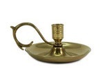 Natale Salvadi　イタリア　Candelieri in ottone lucido Art F1071-30 手持ちキャンドルホルダー　径２２ミリ用