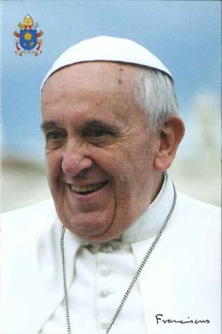FRATELLI BONELLA　イタリア　ポストカード　FIDES347　PAPA FRANCESCO　１０×１５ｃｍ　厚手紙　裏面洋はがき仕様　１枚