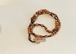 イスラエル　エルサレム　オリーブ５連ロザリオ　