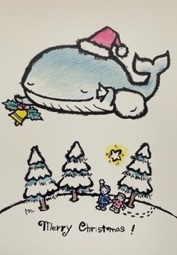 ポストカードカード　オリエンス宗教研究所　M054-0940　　大きな贈り物　クリスマスはがき　晴佐久昌英　１枚