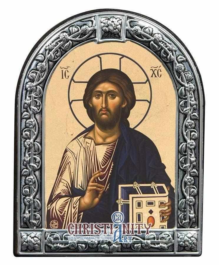 ギリシャ　Iconotechniki S.A　Vatopedi 修道院のイエス ・ キリスト ３８０ｍｍ×１９５ｍｍ２０ｍｍ