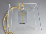 ペンダント　ROP05  主の祈り　ステンレススチールゴールド　チェーン５５cm   　