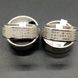 イタリア　RONP8 　リング　ニーパーの祈り　英語　ステンレス製　サイズ２０（内径２０mm）