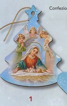 イタリア　 FBNATALE1385-1    キリスト降誕オーナメント　ブルーシリーズ