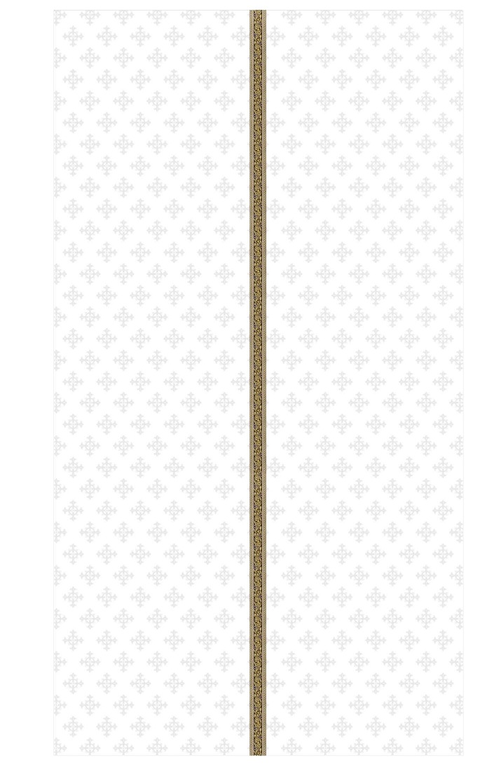 SLABBINCK　日本の柩サイズ　棺掛け布　SLABBINCKデザイン　ストライプ（線１本）３００－１６５センチ