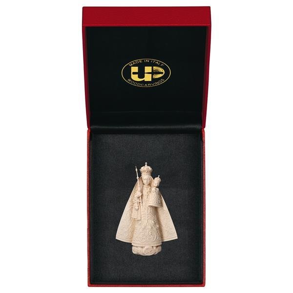 ULPE WOOD ART　イタリア　木彫  アインジーデルンの聖母子 ナチュラル７センチ　ケース付き　OUR LADY OF EINSIEDELN + CASE　UP078000NE7