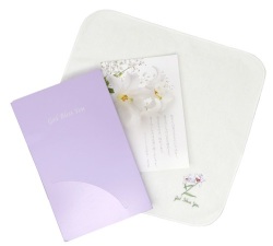 返礼品　いのちのことば社　弔事　お返しタオル　ゆり
