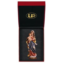 ULPE WOOD ART　イタリア　木彫  アルプスの聖母　１０センチ　ケース付き　OUR LADY OF THE ALPS + CASE　UP030000E10