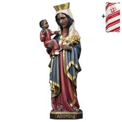 ULPE WOOD ART　イタリア　木彫　ドイツアルトッティンの聖母子　１８センチ　OUR LADY OF ALTOTING ORIGINAL + GIFT BOX UP076500B18