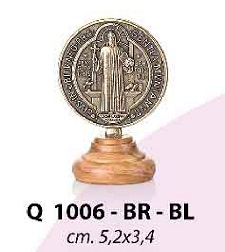 一般不可　転売不可　イタリア　LALQ1006BRBL   聖ベネディクト修道院長　ベネディクトメダイ　ブロンズメダイ３、３センチ　