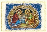 クリスマスグリーティングカード  ROHL1028  イタリア　羊皮紙　クリスマスカード　